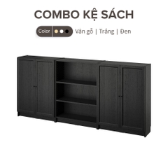 Combo Kệ Sách 3 Tầng Trưng Bày, Decor Phòng Làm Việc Yapi-639