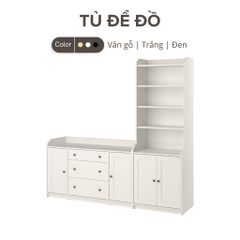 Tủ Để Đồ Thiết Kế Hiện Đại  210x46x199 cm Bằng Gỗ MDF Yapi-143