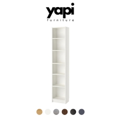Kệ Sách 6 Tầng Cỡ Nhỏ Bằng Gỗ MDF KT 40x28x202cm Yapi-648