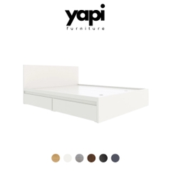 Giường Ngủ 2 Hộc Tủ Kéo Cao 35cm LẮP ĐẶT TẬN NHÀ YAPI-501