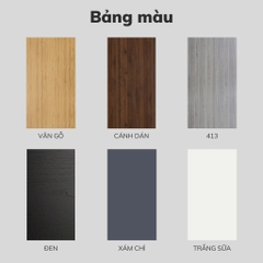 Kệ Sách 6 Tầng Cỡ Nhỏ Bằng Gỗ MDF KT 40x28x202cm Yapi-648