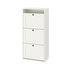 Tủ Để Đồ Tủ Giày 3 Ngăn Hiện Đại Bằng Gỗ MDF 61x30x130 cm Yapi-310