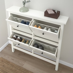 Tủ Giày 4 Ngăn Phong Cách Bắc Âu Bằng Gỗ MDF 107x22x101cm Yapi-311