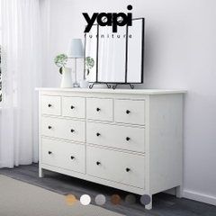 Tủ Để Đồ 8 Ngăn Kéo Bằng Gỗ MDF 160x50x96cm Yapi-151