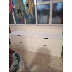 Tủ Để Đồ 4 Ngăn Kéo Bằng Gỗ MDF Lắp Sẵn Yapi-145