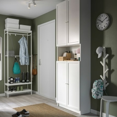 Kệ Sách Có Cánh 80x30x234cm (DxRxC) Gỗ MDF chống xước Yapi-652