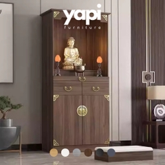 Tủ thờ chung cư thiết kế hiện đại Yapi-1200 120x43x185 (DxRxC)