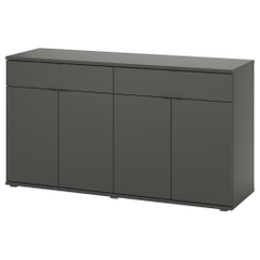 Tủ để đồ phong cách Bắc Âu 140x47x75cm Yapi-164 để bát đĩa, trang trí phòng khách, phòng bếp