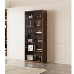 Tủ Sách Cánh Kính 160x32x200cm Yapi TK004 Trang Trí Phòng Khách, Phòng Làm Việc