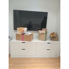 Tủ Để Đồ 4 Ngăn Kéo Bằng Gỗ MDF Lắp Sẵn Yapi-145