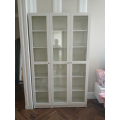 Tủ Kính 6 Tầng Kích thước 120x30x200cm Decor Phòng Làm Việc, Phòng Khách Yapi-623