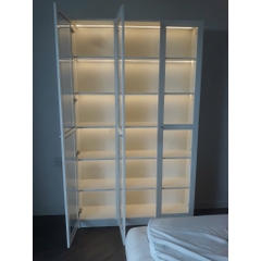 Tủ Kính 6 Tầng Kích thước 120x30x200cm Decor Phòng Làm Việc, Phòng Khách Yapi-623