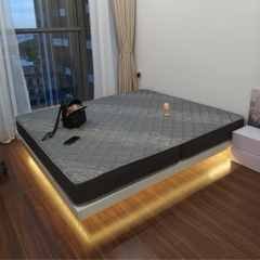 Giường Bay Kèm Đèn LED Gỗ MDF Nhập Khẩu LẮP RÁP TẬN NHÀ cho Gia Đình, Homestay Yapi-518