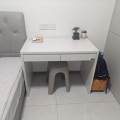 Bàn làm việc, bàn học 2 ngăn kéo 100x55x76cm thiết kế tối giản Yapi-415