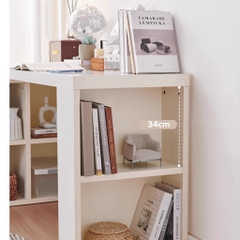 Bàn làm việc, bàn học kèm kệ sách thiết kế hiện đại 120x50x75cm Yapi-416