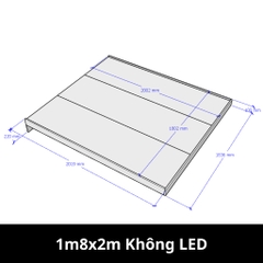 Giường Bay Kèm Đèn LED Gỗ MDF Nhập Khẩu LẮP RÁP TẬN NHÀ cho Gia Đình, Homestay Yapi-518