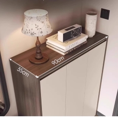 Tủ Giày Có Ghế Ngồi Kích Thước 140x35x110cm LẮP SẴN Yapi-317