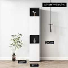 Kệ Sách Kệ Trang Trí Phòng Khách Kích thước 30x30x200cm Yapi-666
