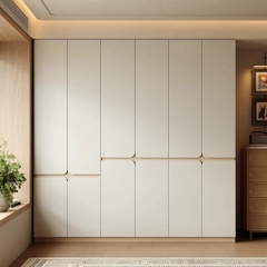 Tủ áo cánh mở thiết kế hiện đại có ngăn kéo Yapi-236 - nhiều kích thước