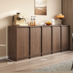 Tủ Trang Trí, Để Đồ Đa Năng Phong Cách Hiện Đại Cho Phòng Khách 200x40x90cm Yapi-122