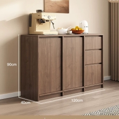 Tủ Trang Trí, Để Đồ Đa Năng Phong Cách Hiện Đại Cho Phòng Khách 200x40x90cm Yapi-122