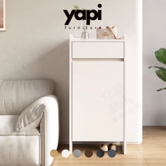 Tủ Giày Dép Nhỏ Gọn 1 Cánh Kèm Ngăn Kéo Cho Căn Hộ Nhỏ 50x35x110cm Yapi-330