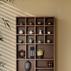 Kệ Treo Tường Ô Vuông Nhiều Ngăn Decor Phòng Khách 80x25x120cm Yapi-KTT001