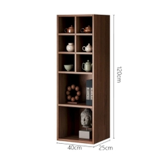 Kệ Treo Tường Ô Vuông Nhiều Ngăn Decor Phòng Khách 80x25x120cm Yapi-KTT001