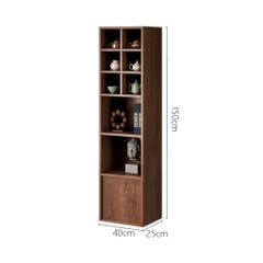 Kệ Treo Tường Ô Vuông Nhiều Ngăn Decor Phòng Khách 80x25x120cm Yapi-KTT001