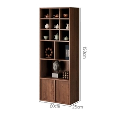 Kệ Treo Tường Ô Vuông Nhiều Ngăn Decor Phòng Khách 80x25x120cm Yapi-KTT001