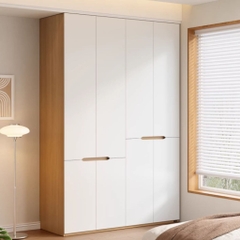 Tủ Quần Áo Cánh Hiện Đại Nhiều Ngăn Treo Kệ Gấp Cho Phòng Ngủ 200x60x240cm Yapi-263