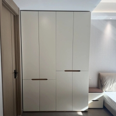 Tủ Quần Áo Cánh Hiện Đại Nhiều Ngăn Treo Kệ Gấp Cho Phòng Ngủ 200x60x240cm Yapi-263