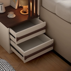 Kệ Sách Chữ L Nhiều Tầng Hiện Đại Kèm Ngăn Kéo 45x45x198cm Yapi-671