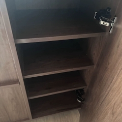 Tủ Giày Dép Gỗ Hiện Đại Nhiều Ngăn Thiết Kế Ô Vuông 160x40x95cm Yapi-334