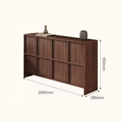 Tủ Giày Dép Gỗ Hiện Đại Nhiều Ngăn Thiết Kế Ô Vuông 160x40x95cm Yapi-334
