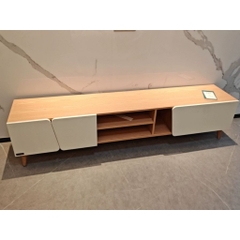 Tủ Kệ Tivi Gỗ Hiện Đại Cánh Mở Trang Trí Phòng Khách Tối Giản 180x36x42cm Yapi-925