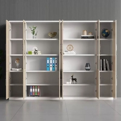 Tủ Tài Liệu Văn Phòng Cánh Kinh Nhiều Ngăn Hiện Đại 200x40x200cm Yapi-TTL001