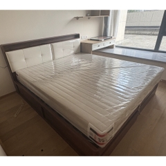 Giường Ngủ Bọc Nệm Đầu Giường Tích Hợp 3 Ngăn Kéo và Khoang Chứa Đồ 2mx2m2 Yapi-552