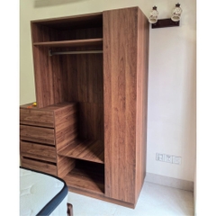 Tủ Quần Áo Hệ Mở Đa Năng Tích Hợp Tab Ngăn Kéo 140x50x180cm Yapi-266