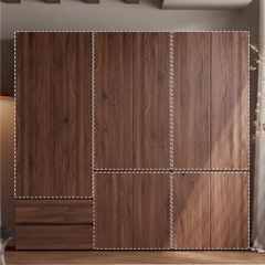 Tủ Quần Áo Gỗ MDF Kèm Ngăn Kéo Tiện Lợi Cho Phòng Ngủ 200x60x240 Yapi-268