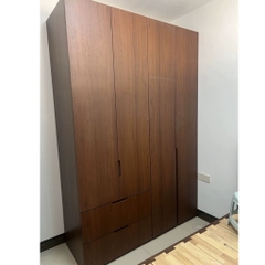 Tủ Quần Áo Gỗ MDF Kèm Ngăn Kéo Tiện Lợi Cho Phòng Ngủ 200x60x240 Yapi-268