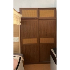 Tủ Quần Áo Cửa Lùa Cánh Mây Đơn Giản Phòng Ngủ 240x60x248cm Yapi-271