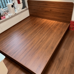 Giường Bay Có Đầu Giường Bo Cong Phong Cách Nhật Bản 1m6x2m Yapi-549