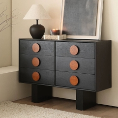 Tủ Đựng Đồ Trang Trí Ngăn Kéo Tay Nắm Tròn Hiện Đại 180x40x90cm Yapi-129