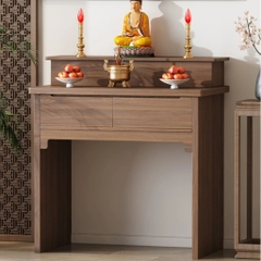 Tủ Thờ Kèm Ngăn Kéo Tối Giản Nhỏ Gọn Cho Căn Hộ 108x60x108cm, Yapi-1210
