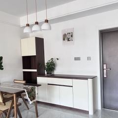 Tủ Bếp Kèm Ngăn Kéo Kết Hợp Tủ Trang Trí Hiện Đại 229x42x200cm Yapi-TB007
