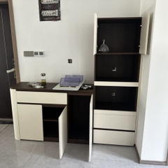 Tủ Bếp Kèm Ngăn Kéo Kết Hợp Tủ Trang Trí Hiện Đại 229x42x200cm Yapi-TB007