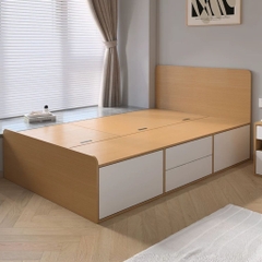 Giường Ngủ Tích Hợp Ngăn Kéo Và Hộc Lưu Trữ Tiện Lợi 1m8x2m Yapi-544