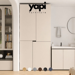 Tủ Lưu Trữ Đa Năng Cho Phòng Giặt, Phòng Bếp, Thiết Kế Tối Giản 120x42x230cm Yapi-131