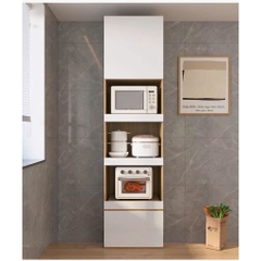 Tủ Bếp Để Lò Vi Sóng Có Ngăn Kéo Đa Năng 80x40x200cm Yapi-134